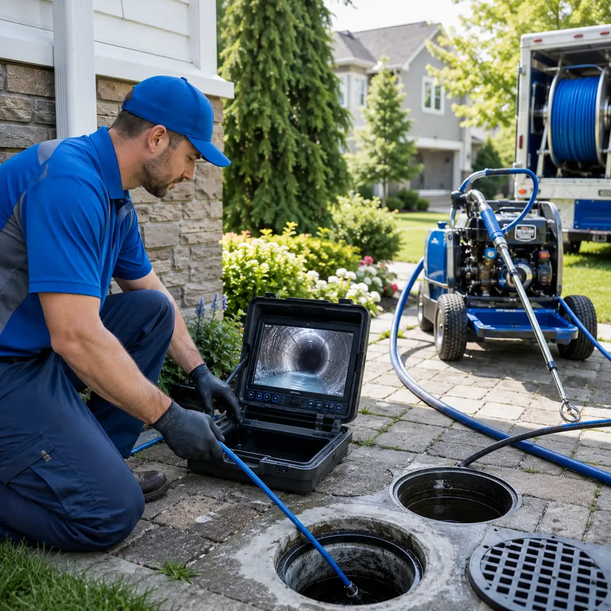 Outdoor drain cleaning professionals serving Sims, NC